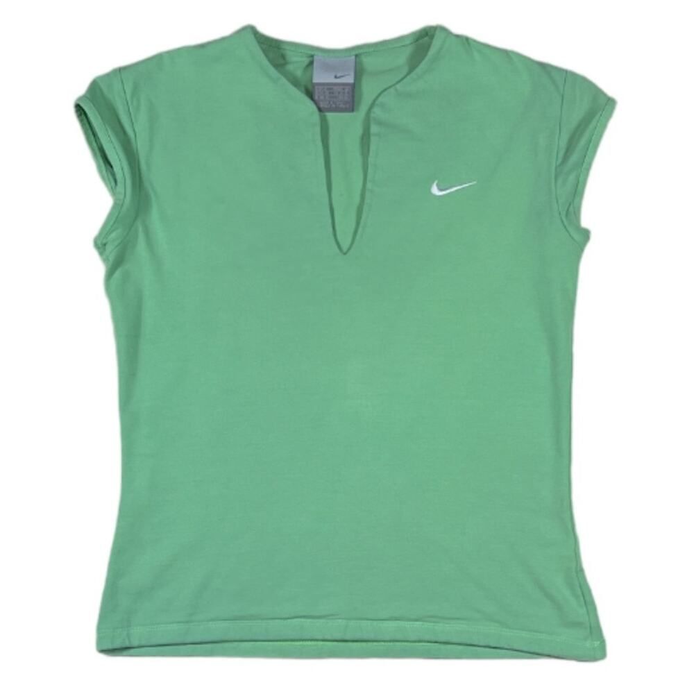 Nike Sleeveless Sport Green Top | Size M
